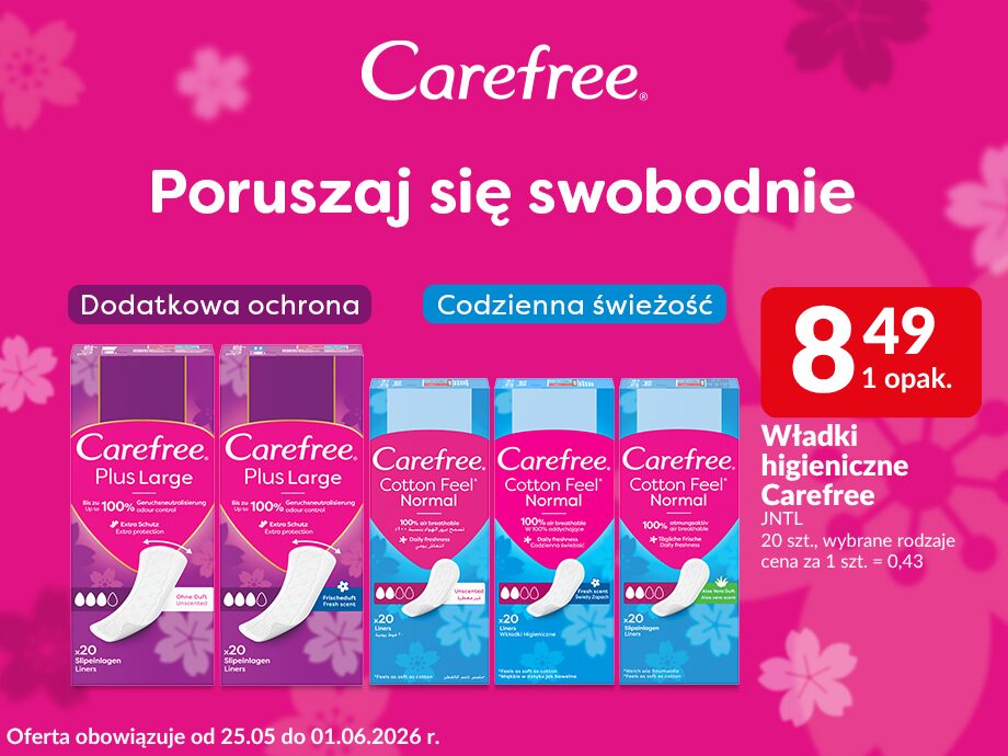carefree wkładki