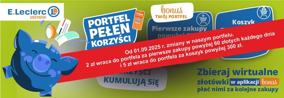 Porfel pełen korzyści – zmiana regulaminu