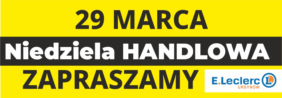 2026-03-29 Niedziela Handlowa